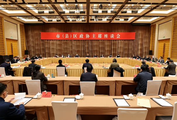 市政协召开市（县）区政协主席座谈会